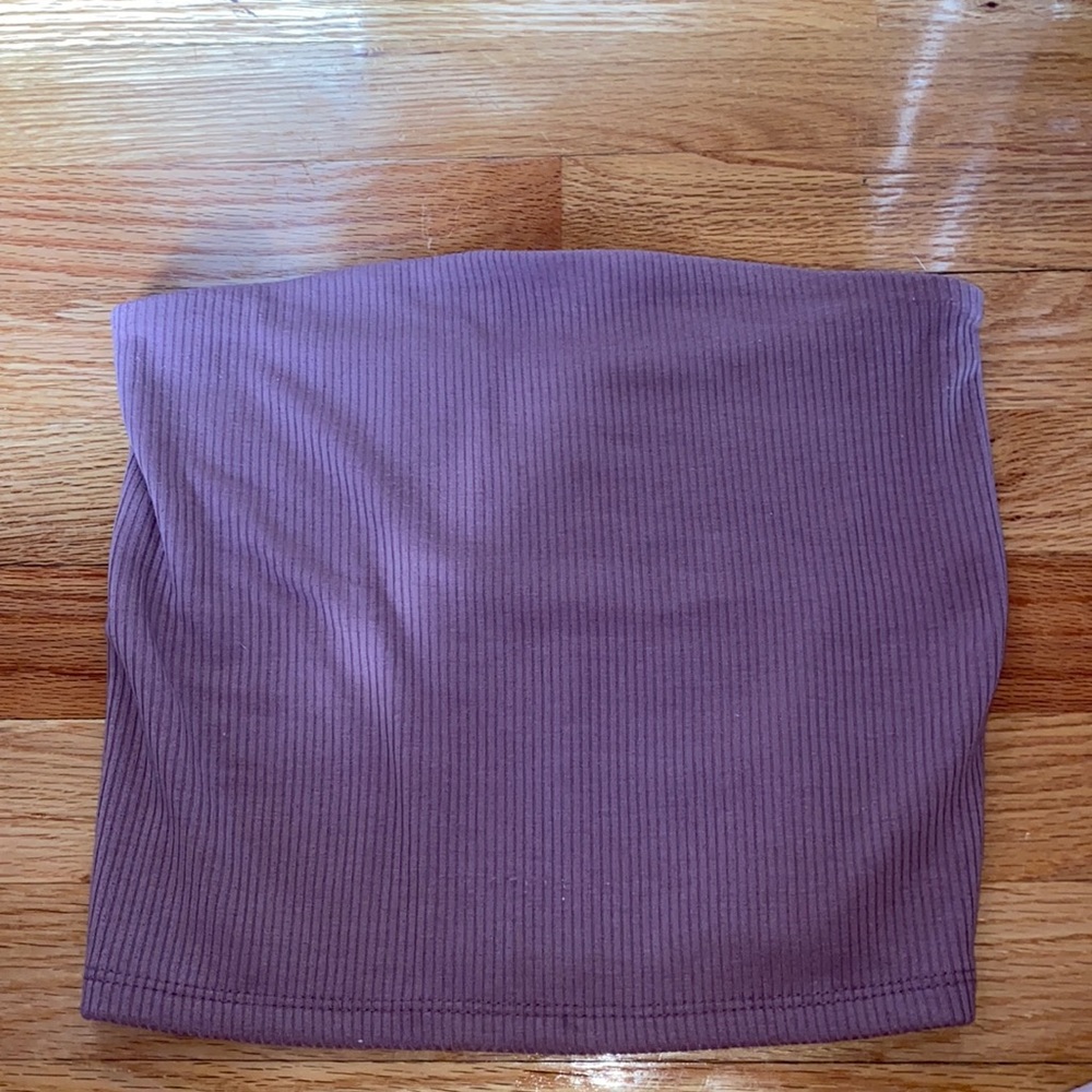 Purple crop top